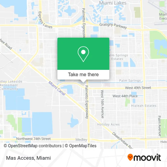 Mas Access map