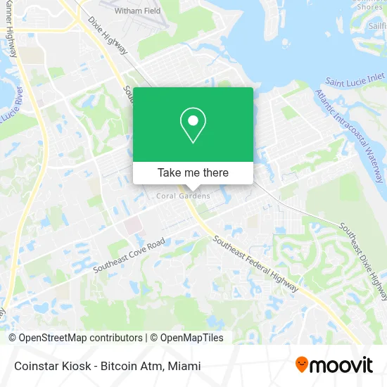 Coinstar Kiosk - Bitcoin Atm map