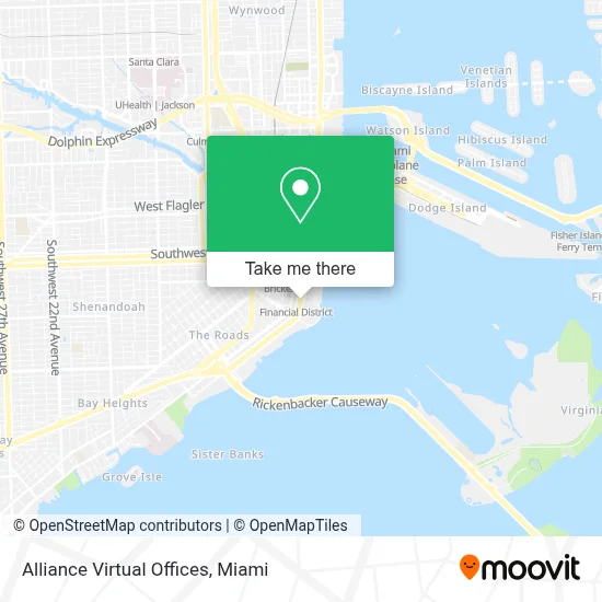 Alliance Virtual Offices map