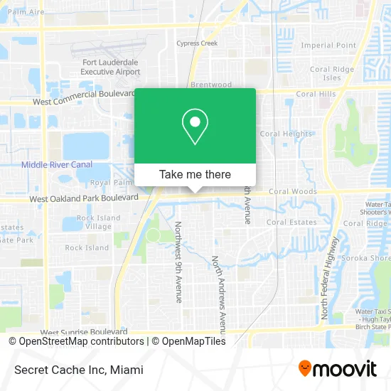 Secret Cache Inc map