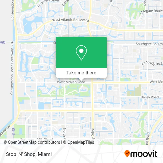 Stop 'N' Shop map