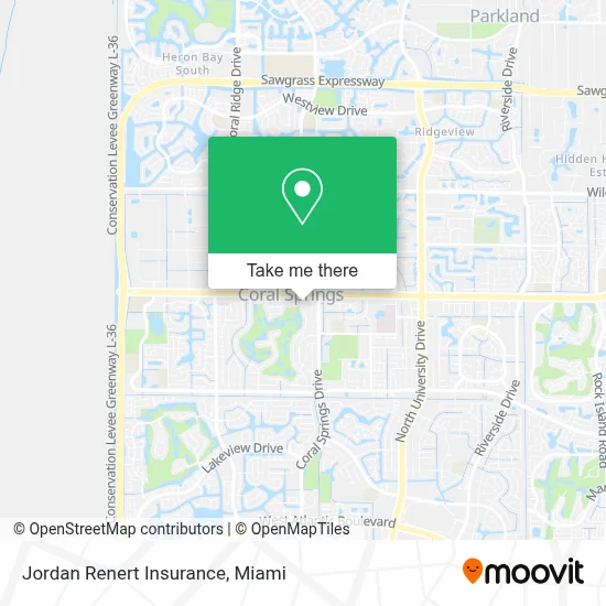 Jordan Renert Insurance map