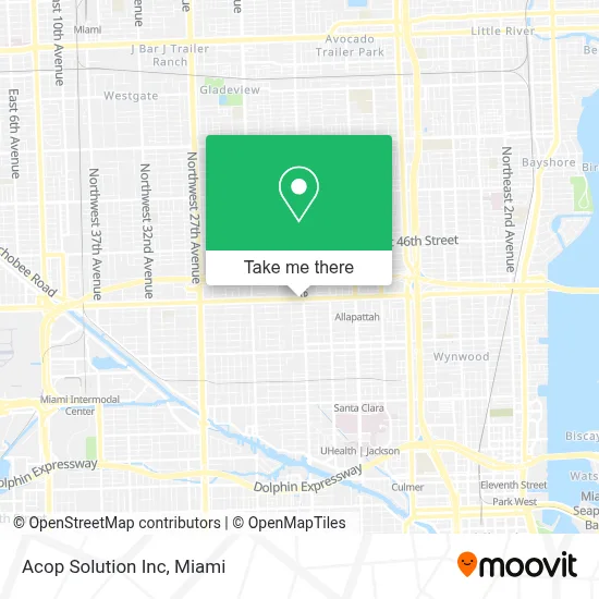 Acop Solution Inc map