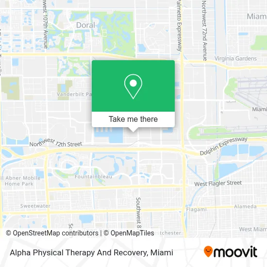 Alpha Physical Therapy And Recovery map