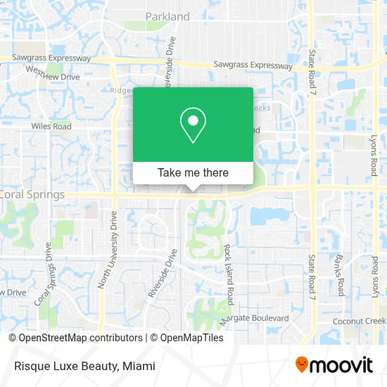 Risque Luxe Beauty map