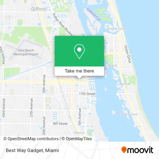Best Way Gadget map