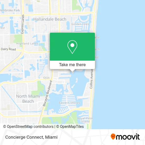 Concierge Connect map