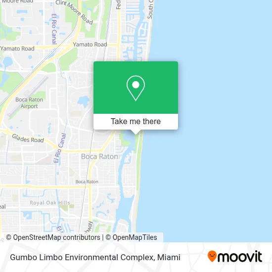 Gumbo Limbo Environmental Complex map