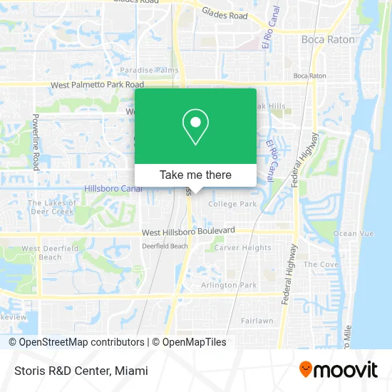 Storis R&D Center map