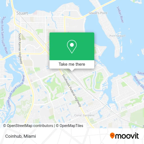 Coinhub map