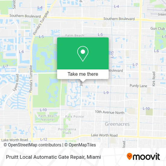 Pruitt Local Automatic Gate Repair map