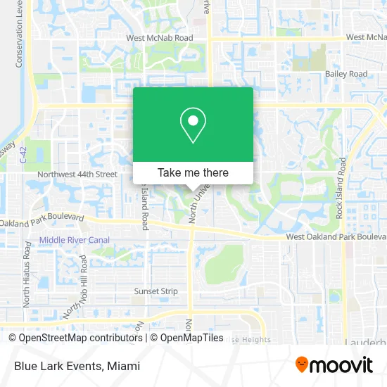 Blue Lark Events map