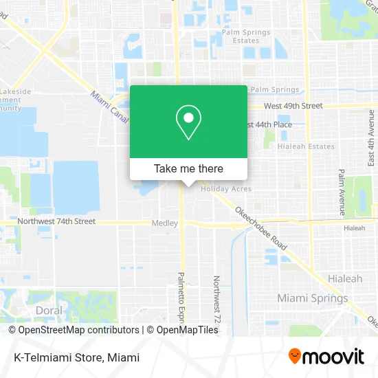 K-Telmiami Store map