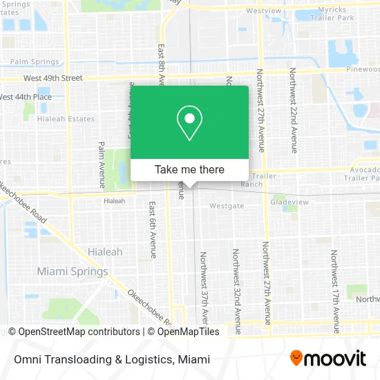 Omni Transloading & Logistics map