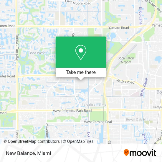 New Balance map