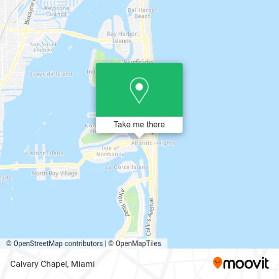 Calvary Chapel map