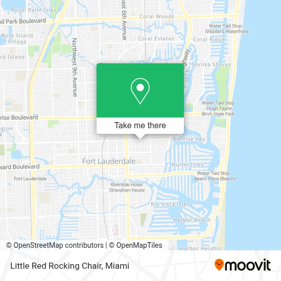 Little Red Rocking Chair map