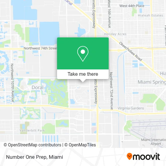 Number One Prep map