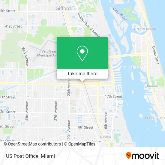 Us Post Office map