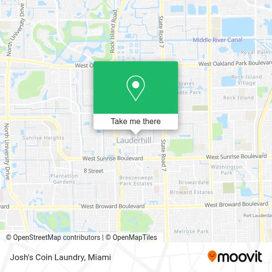 Josh's Coin Laundry map