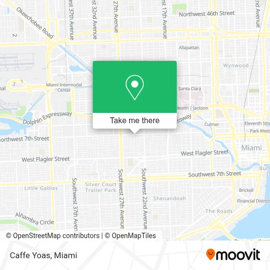 Caffe Yoas map