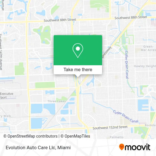 Evolution Auto Care Llc map