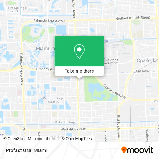 Profast Usa map
