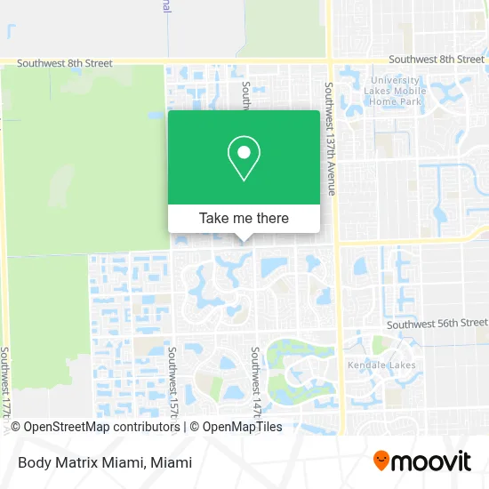 Body Matrix Miami map