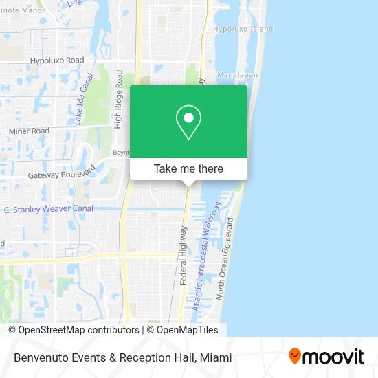Benvenuto Events & Reception Hall map
