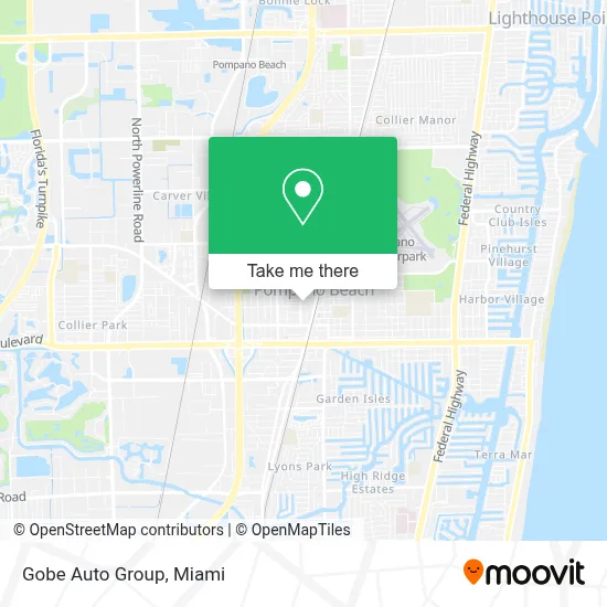 Gobe Auto Group map