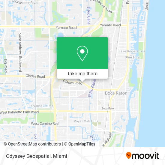 Odyssey Geospatial map
