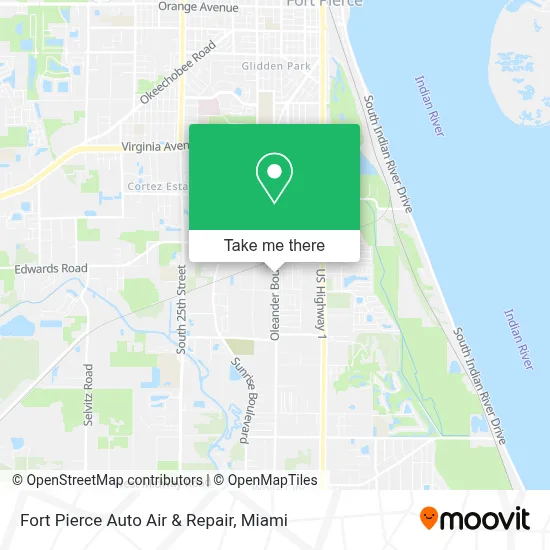 Fort Pierce Auto Air & Repair map
