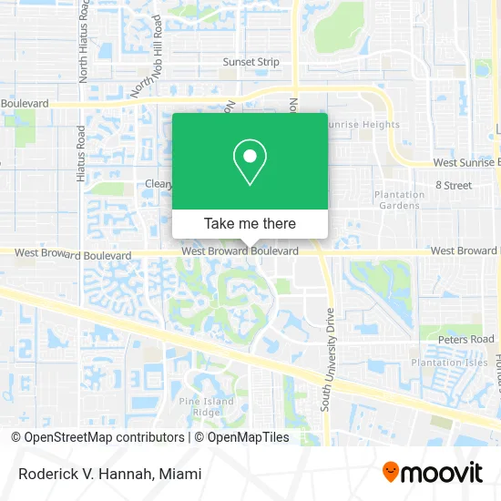Roderick V. Hannah map