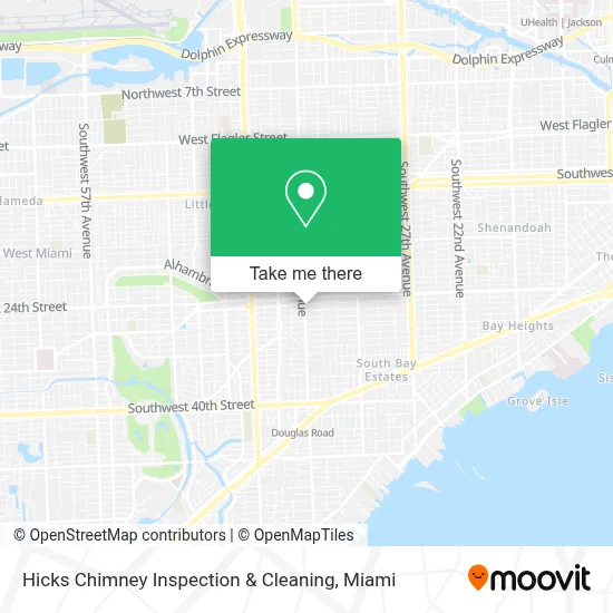 Hicks Chimney Inspection & Cleaning map