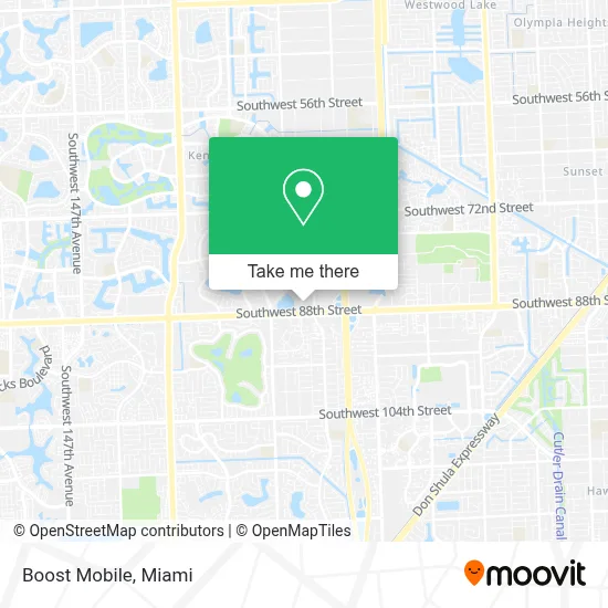 Boost Mobile map