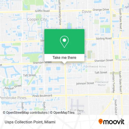 Usps Collection Point map