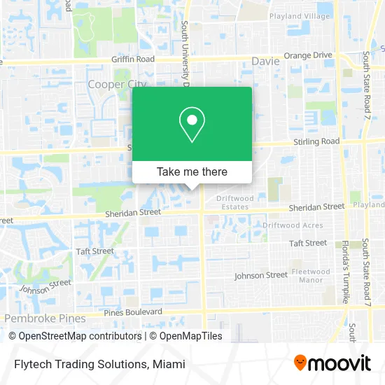Flytech Trading Solutions map