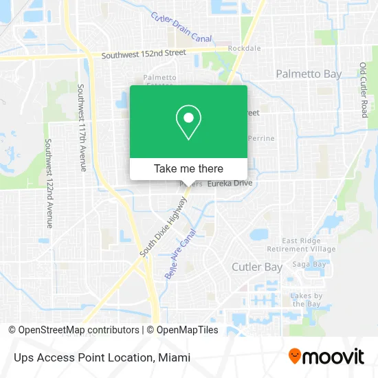Ups Access Point Location map