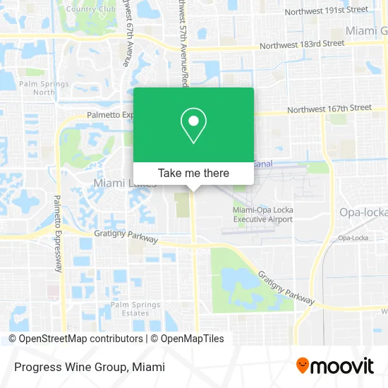 Progress Wine Group map