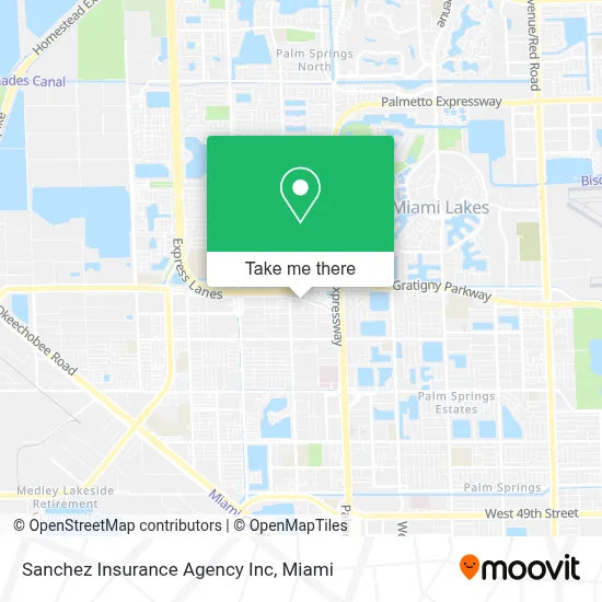 Sanchez Insurance Agency Inc map