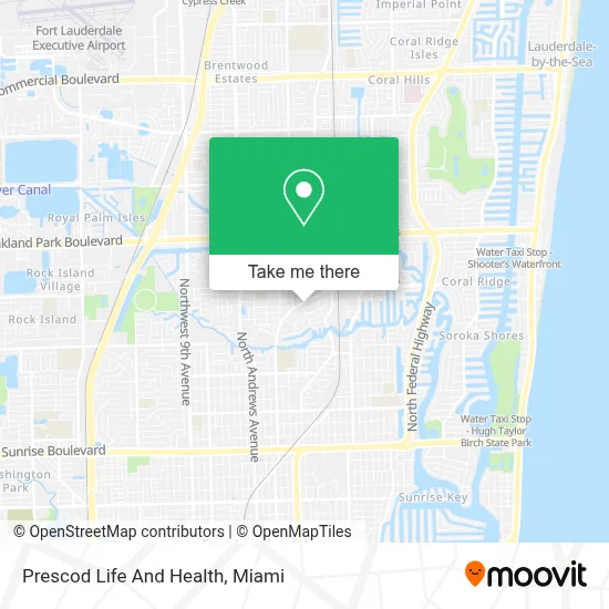 Prescod Life And Health map