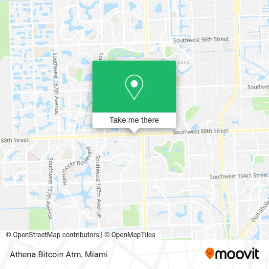 Athena Bitcoin Atm map