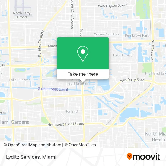 Lyditz Services map