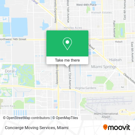Concierge Moving Services map