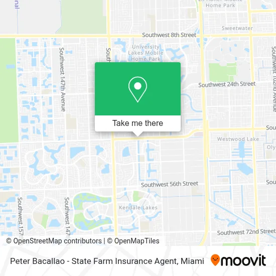 Peter Bacallao - State Farm Insurance Agent map