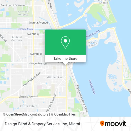 Design Blind & Drapery Service, Inc map