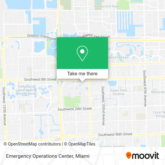 Emergency Operations Center map