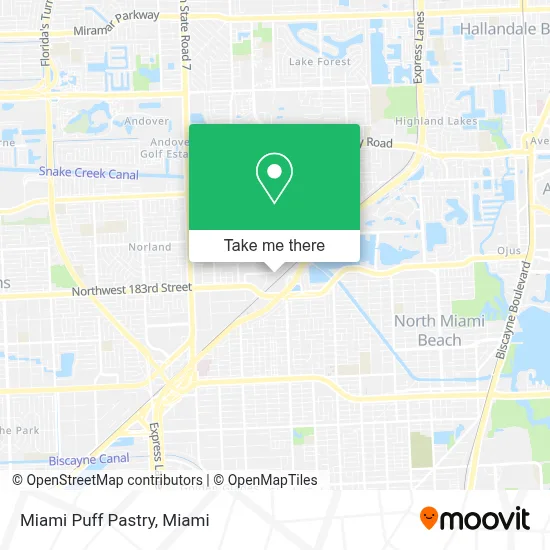 Miami Puff Pastry map