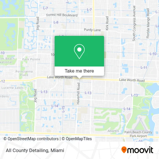 All County Detailing map
