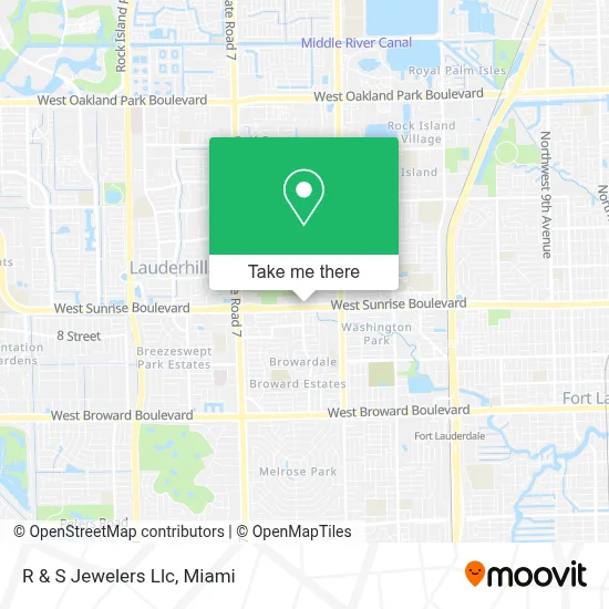 R & S Jewelers Llc map